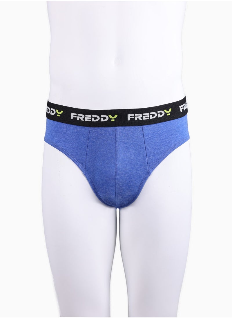 BASIC PIAZZATO Brief - Dazzling Blue | Men's Brief with Stylized Waistband by Freddy