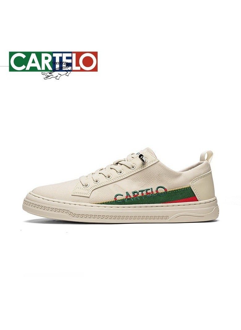 New CARTELO Sports And Leisure Shoes Low Cut Solid Color Business Board Shoes