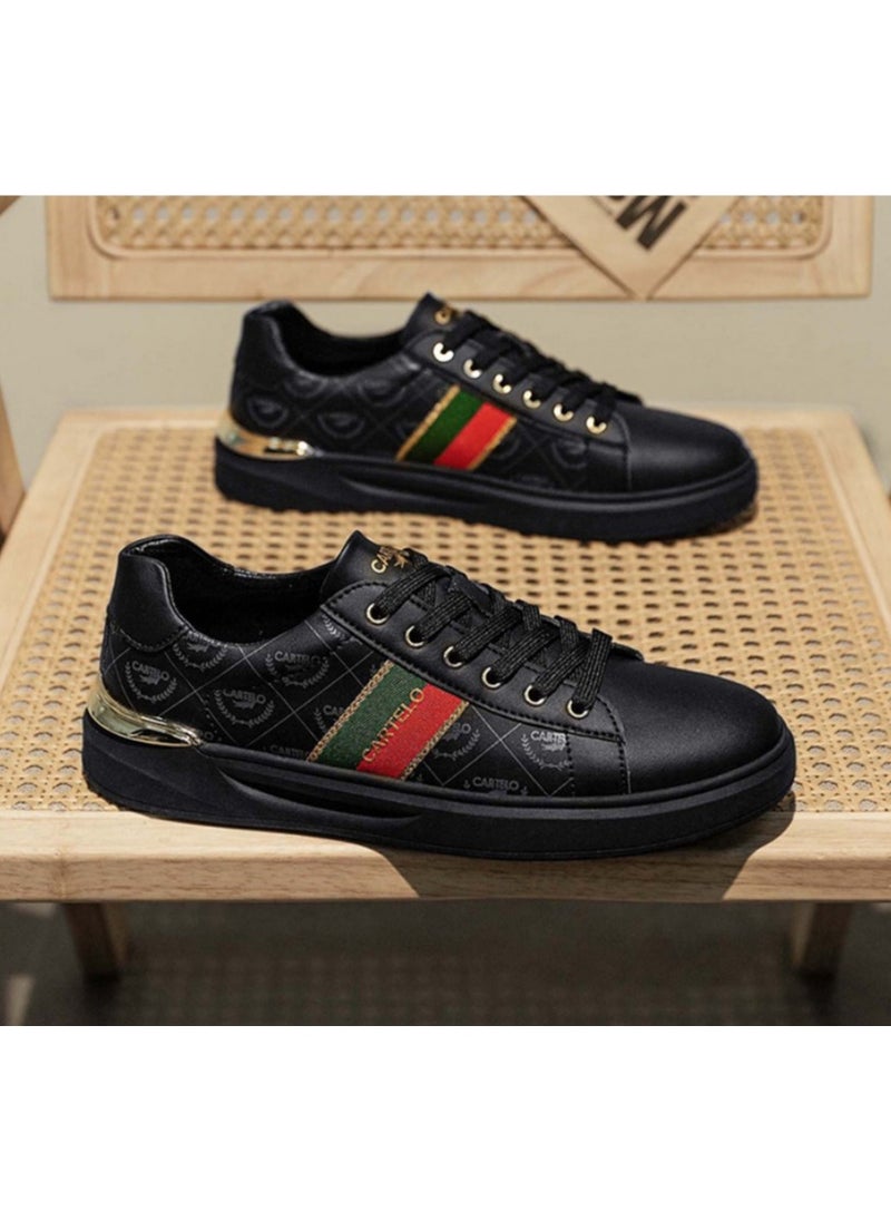 New CARTELO Sports And Leisure Shoes Low Cut Solid Color Business Board Shoes