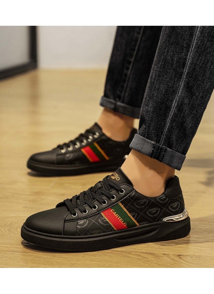 New CARTELO Sports And Leisure Shoes Low Cut Solid Color Business Board Shoes