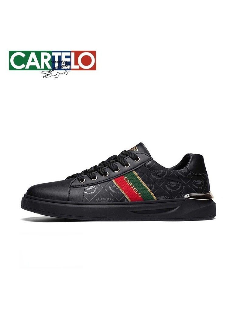 New CARTELO Sports And Leisure Shoes Low Cut Solid Color Business Board Shoes