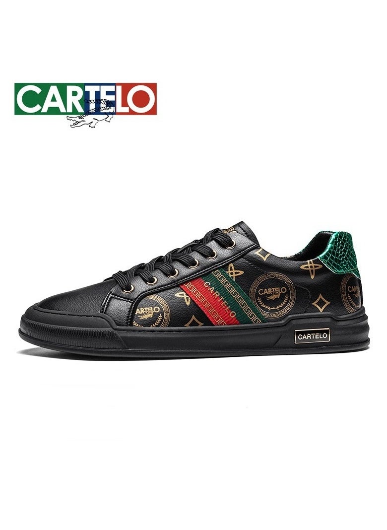 New CARTELO Sports And Leisure Shoes Low Cut Solid Color Business Board Shoes