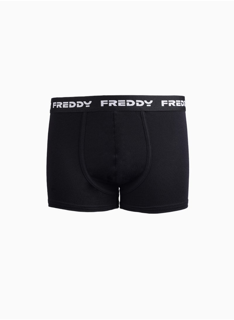 Basic Allover Boxer - Black | Comfortable Cotton Men's Boxer