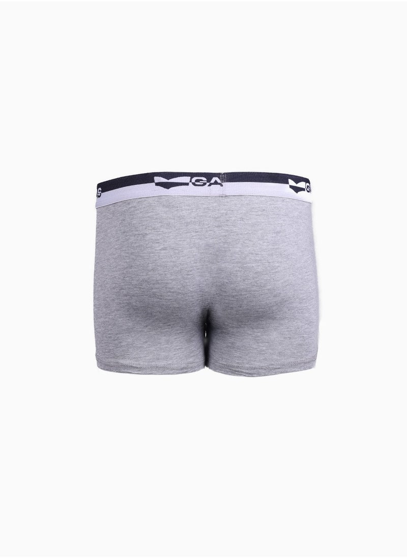 TRUNK GASBY FIT - Melange Grey, M | Premium Men's Boxer by GAS