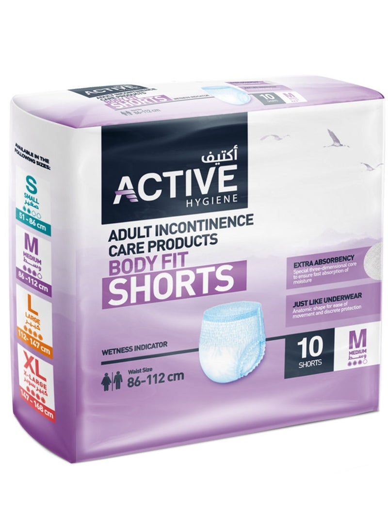 Incontinence Adult Diaper Pull Up Pants Medium Extra Absorbency 86-112 Cm Pack Of 10