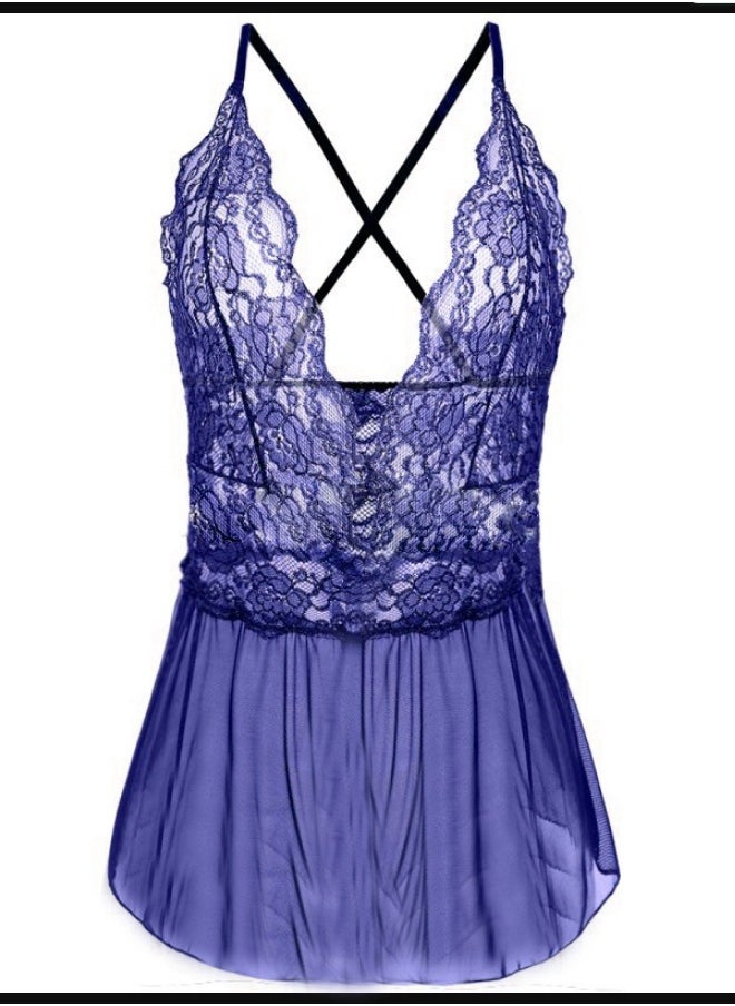 Lingerie Lace Cup Babydoll Set