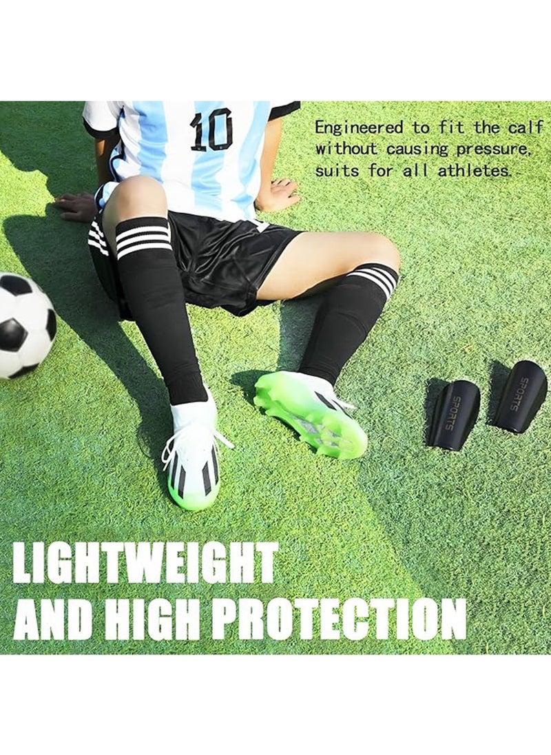 Soccer Shin Guards Children and adolescents, Shin Pads Set with Shin Sleeves and Long Soccer Socks for Age 6-8, 8-16 Boys and Girls, Lightweight Soccer Equipment