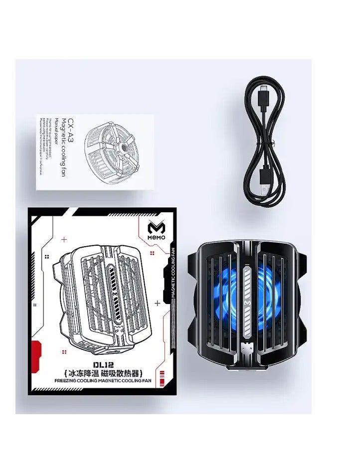 MEMO CX12 Magnetic Mobile Cooler Mobile Phone Radiator Phone Cooling Fan