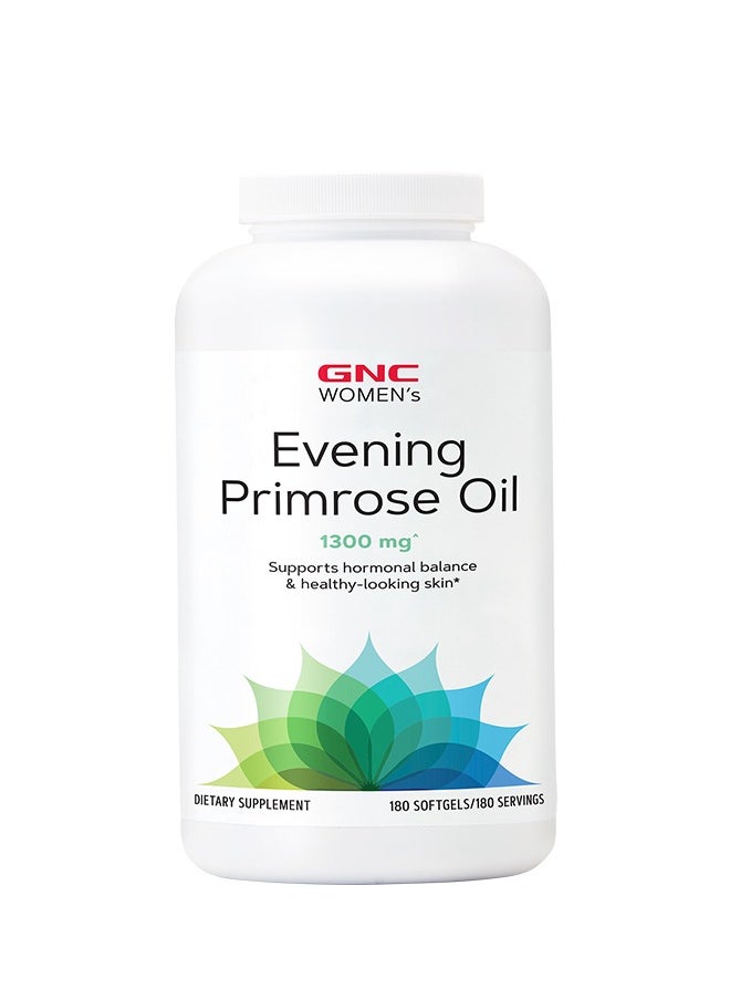 GNC WOMEN'S Evening Primrose Oil 1300mg (180 Softgels)