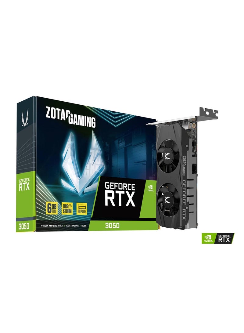 GAMING GEFORCE RTX 3050 6GB LP GDDR6, 96bit, 1470/14000, HDCP, DP, HDMI, Lite Pack Black