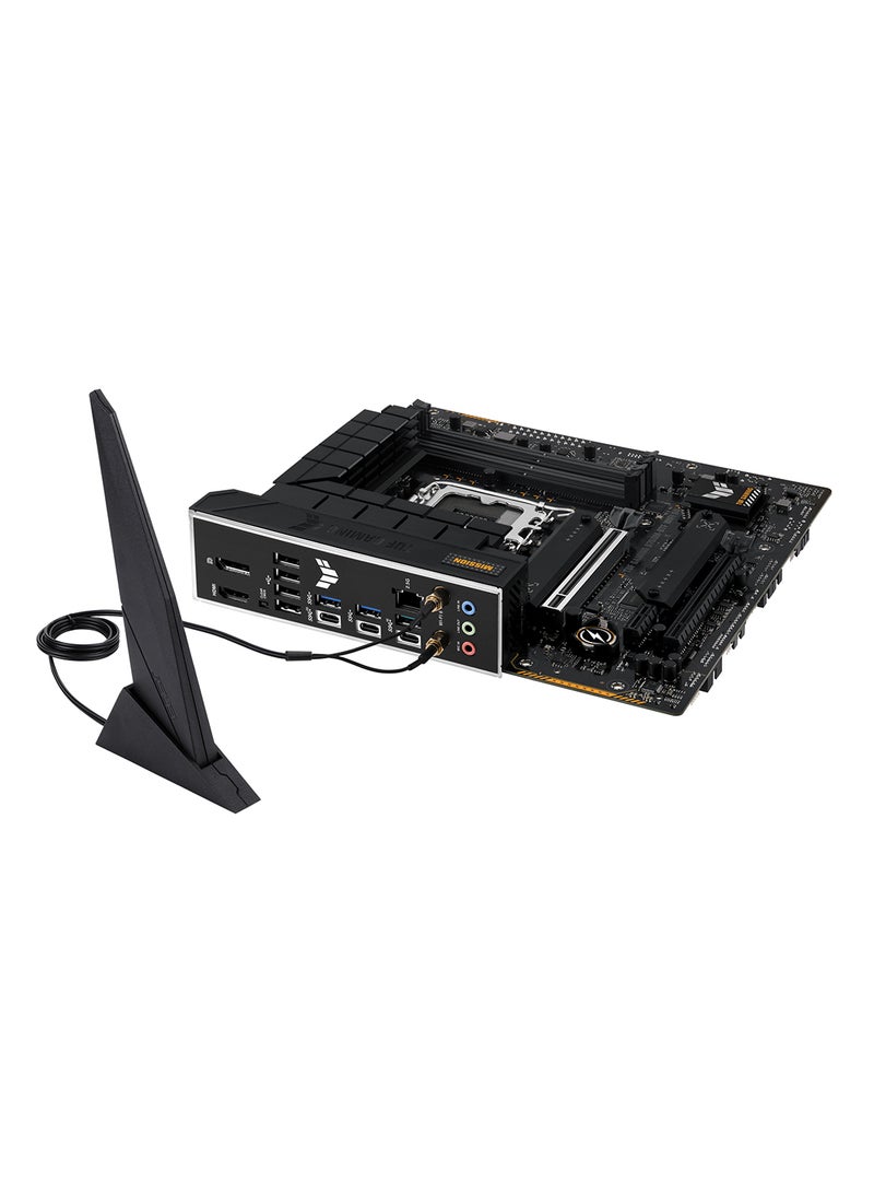 TUF Gaming B760M-BTF WIFI D4 Micro-ATX Intel Motherboard, Intel B760 Chipset, 4x DDR4 DIMM Slot, 128GB Max Memory, 3x M.2 Slots, Wi-Fi 6 & Bluetooth v5.2 Connectivity, 90MB1E50-M0EAY0 Black