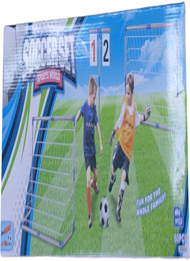 Football Goal Children's Soccer Game Set Indoor Outdooor Toy With Net +Pump+ Ball