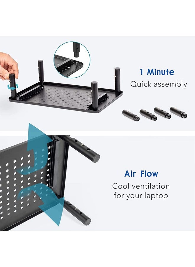 Monitor Stand Riser with Drawer, 3 Height Adjustable Computer Monitor Stand for Desk, Metal Stand Riser for PC, Laptop, Printer u0026 iMac for Home u0026 Office