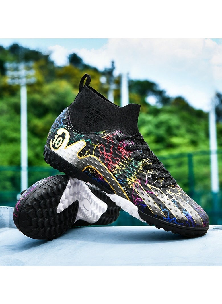 Men's, Women's, Students' Soccer Shoes, Grass Training Shoes, Outdoor High-Top Soccer Shoes Are Popular.