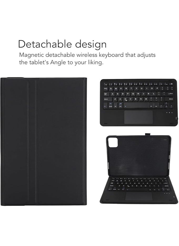 Keyboard Case for Xiaomi Pad 6 Tablet, for Xiaomi Pad 6 Pro Case with Keyboard, Protective Case with Magnetic Detachable Keyboard for Xiaomi Pad 6/6 Pro 11 Inch 2023 Tablet (Black)