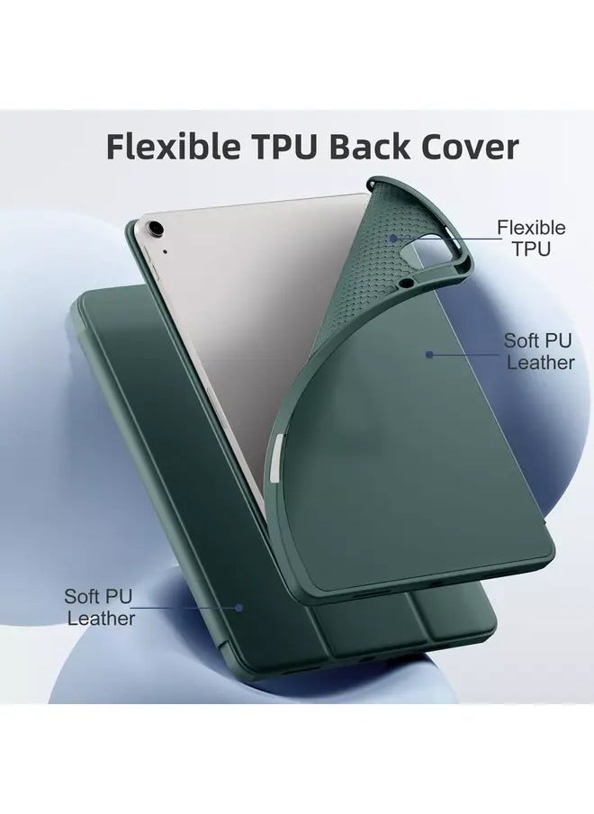 Pine Green Slim Trifold Case for iPad Air 13