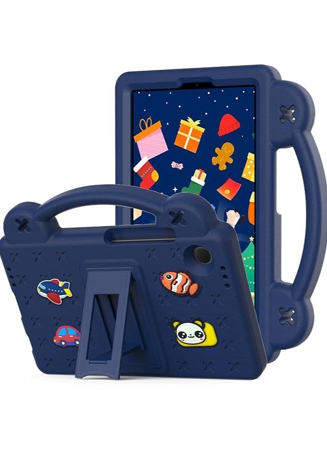 Kids Tablet Case Compatible with Samsung Galaxy Tab A9 8.7 Inch,Lightweight Shockproof Protective Cover with Handle Stand,DIY Cute Design,Shoulder Strap,Kids Friendly Case for Tab A9