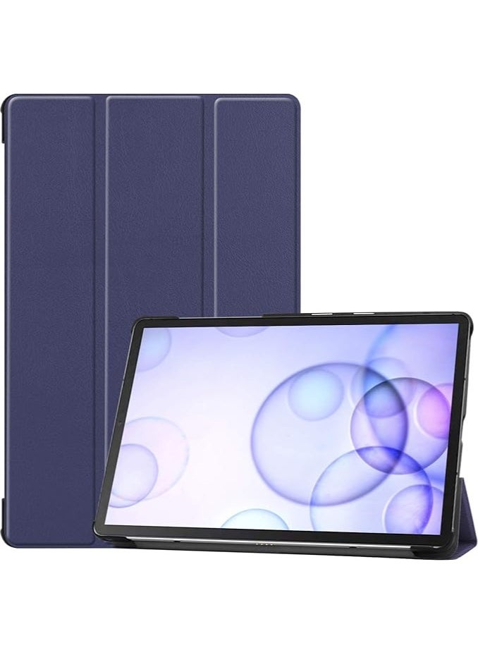 Custer Case for Samsung Galaxy Tab S6 10.5 SM-T860 SM-T865 - Ultra-thin PU-Leather Hard Shell Cover for Samsung Galaxy Tab S6 10.5 SM-T860 SM-T865 - Blue