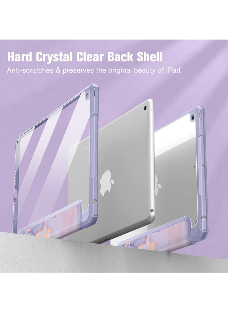 For iPad Air 6th Gen 11-inch Case (M2)2024, iPad Air 5/4th Gen Case 10.9-inch 2022/2020, Translucent Frosted Soft TPU Back Cover for iPad Air 6/5/4th Gen, Ultra-Thin iPad Air Case, (Gray Marble)