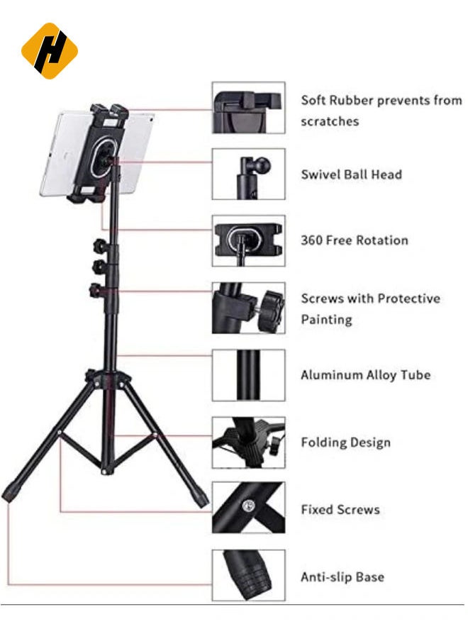 Telescopic Tripod Tablet Stand for Tablets 6