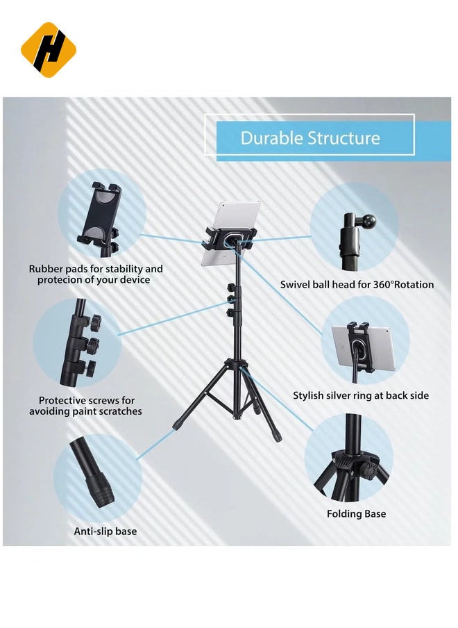 Telescopic Tripod Tablet Stand for Tablets 6