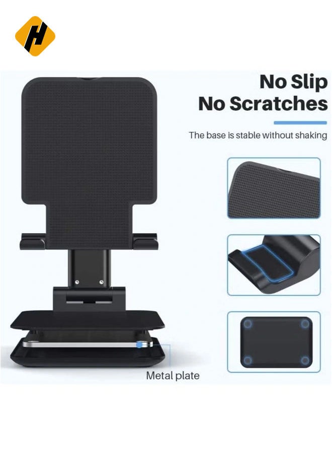 Extendable Compact Desktop Tablet Stand Holder Cradle Dock Compatible with Phones, iPad, Samsung Galaxy Tabs