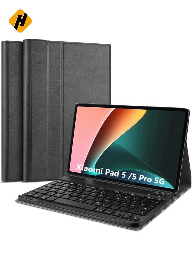 Mi pad 5/Mi pad 5 Pro Case with Keyboard, Slim Mi pad 5