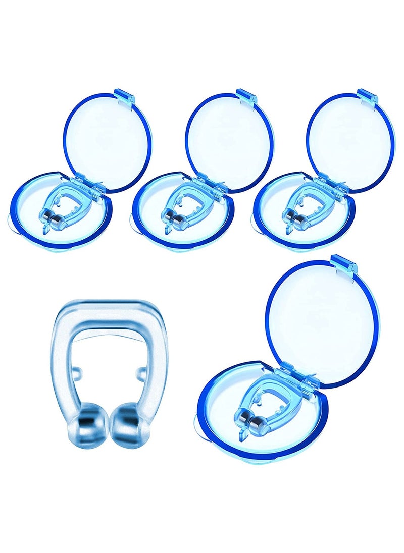 Snore Stopper Clipple Anti Snoring Device Silicone Nose Clip Magnetic Nasal Dilator Provide The Effective Solution to Stop 5PCS