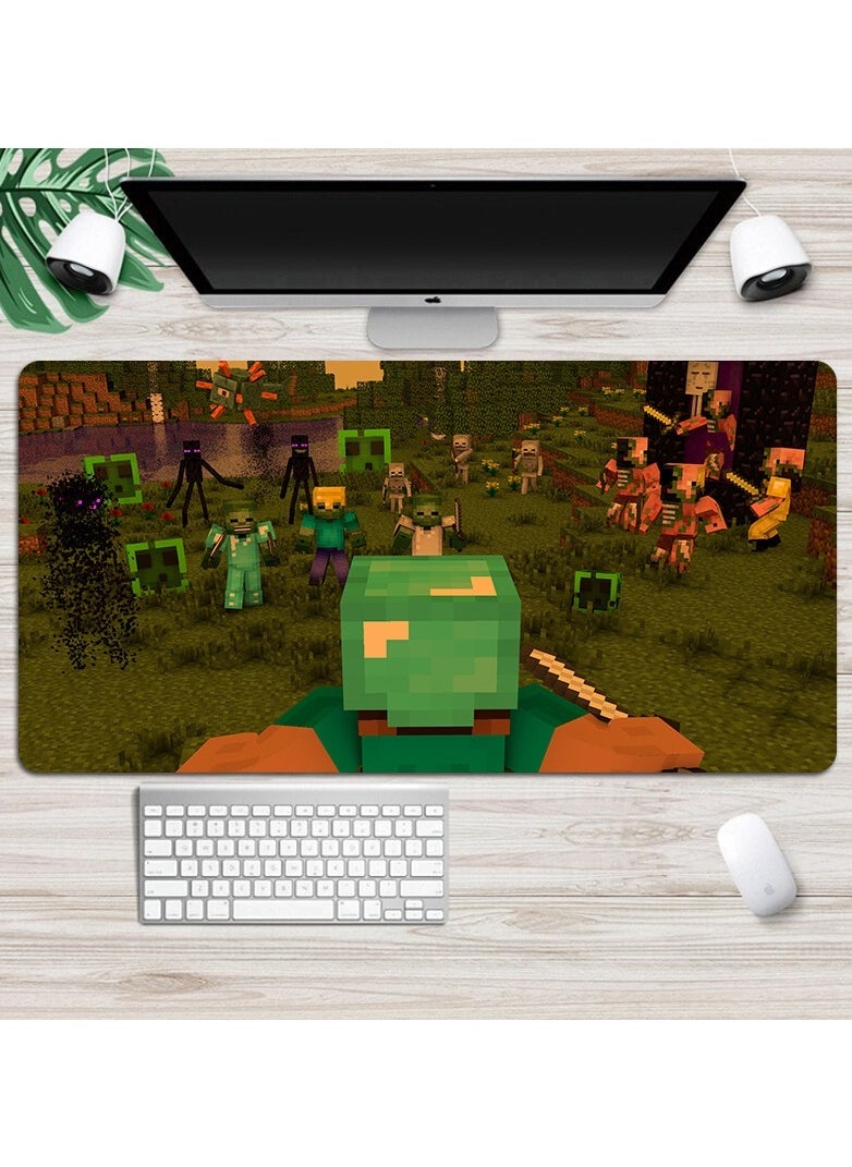 Minecraft Series Pattern Large Size Mouse Pad, 300*700mm