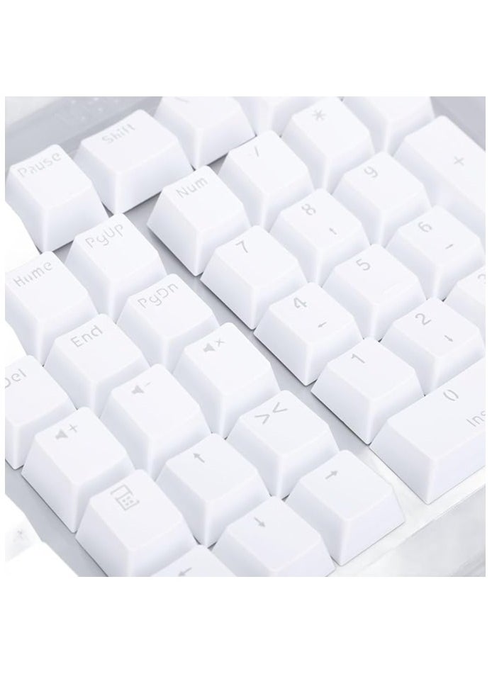 112 Keys Keyboard Keycaps for Arabic Speakers, Lightweight Mechanical Keyboards for Night Typing, Backlit Design Arabic Keyboard for 61 64 68 84 87 96 98 100 104 108 Keyboards