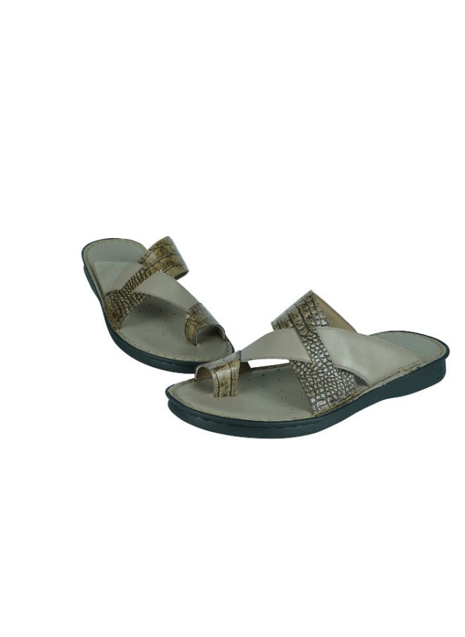 Barjeel Uno Mens Arabic Sandals 2368 Grey