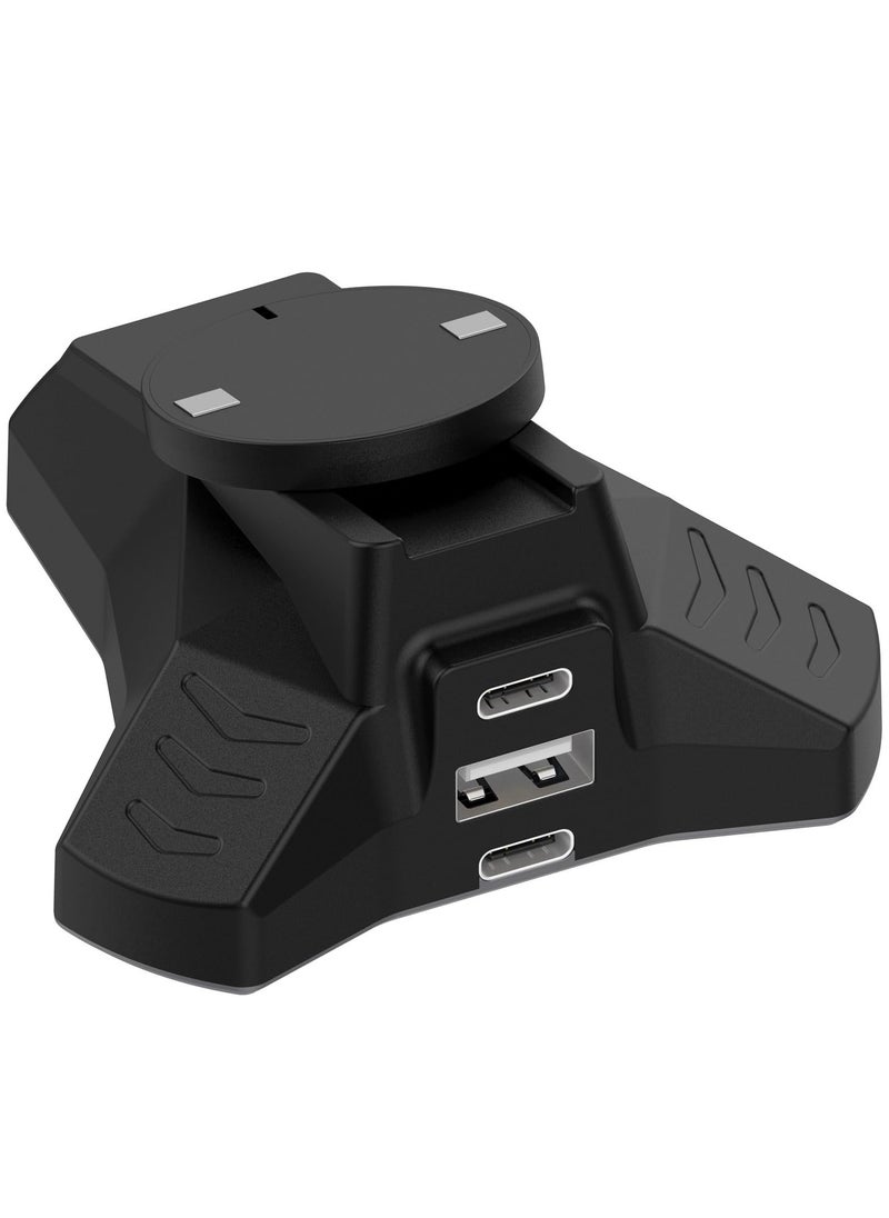 Replacement Magnetic Mouse Charging Dock Compatible with G Prox Superlight 2/G Prox Superlight/G PRO Wireless 3/520 Hero, USB Type-C Charger Anti Slip Design