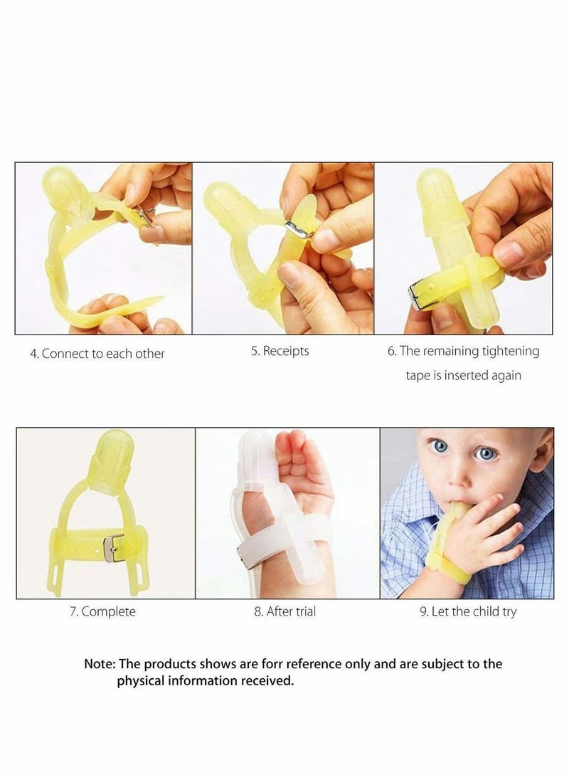 Thumb Sucking Stop Finger Guard Children Thumb Sucking Treatment Kit Finger Thumb Guard Treatment Kit to Stop Thumbsucking for Kids to Stop Sucking Thumb