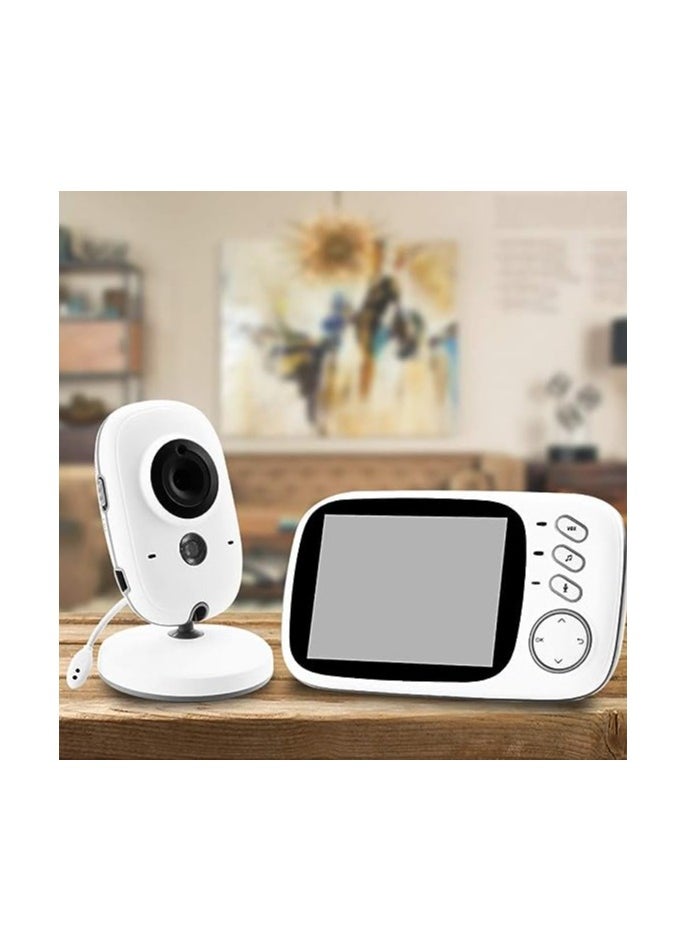 VB603 Video Baby Monitor 2.4G Wireless With 3.2 Inches LCD 2 Way Audio Talk Night Vision Surveillance Security Camera Babysitter