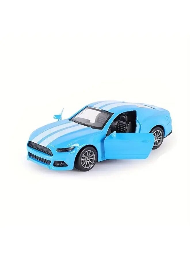 2-Piece Alloy Die Cast Model Car Collection with Openable Doors & Pull Back Action for Kids