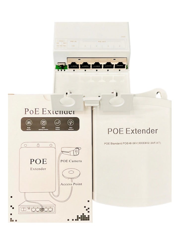 1-to-4 PoE EXTENDER