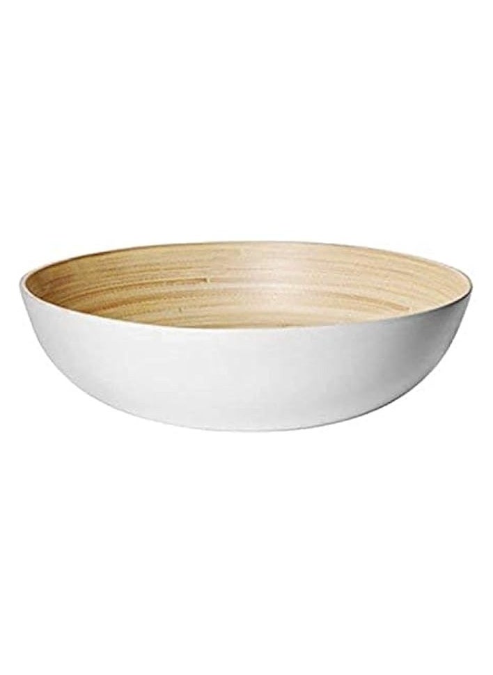 Rundlig Serving Bowl White Bamboo White Size 11 ¾ 