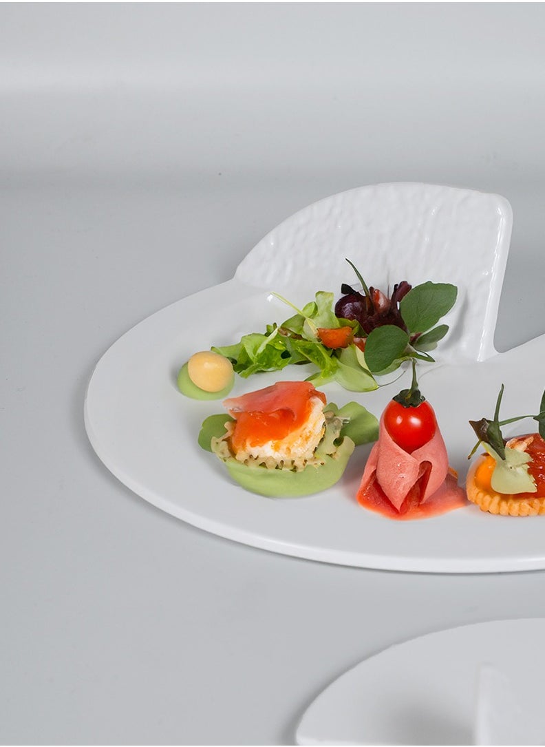 Set of 6 Melamine Round Plates 14x3 cm Picco Baci Milano