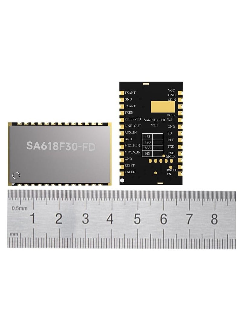 SA618F30-FD Full-Duplex Wireless Data Transmission Module Supports 8-Way Concurrent Transmission 433Mhz x 2 PCS