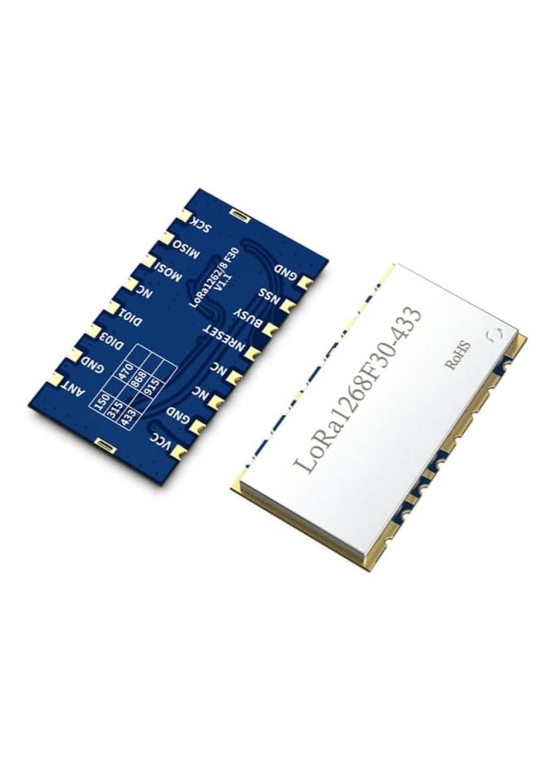 LoRa1268F30 433MHz SX1268 Long Distance SPI Port Wireless Transceiver Module x 5 PCS