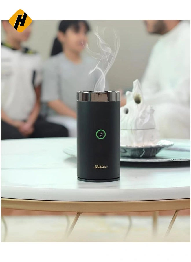 Car Bakhoor with Quran Speaker - Portable Arabian Electronic Aromatherapy Incense Burner, Rechargeable USB-C Quran Speaker, Ramadan Aroma Diffuser