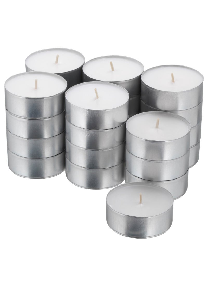 Unscented Candle In Metal Cup/24 Pack