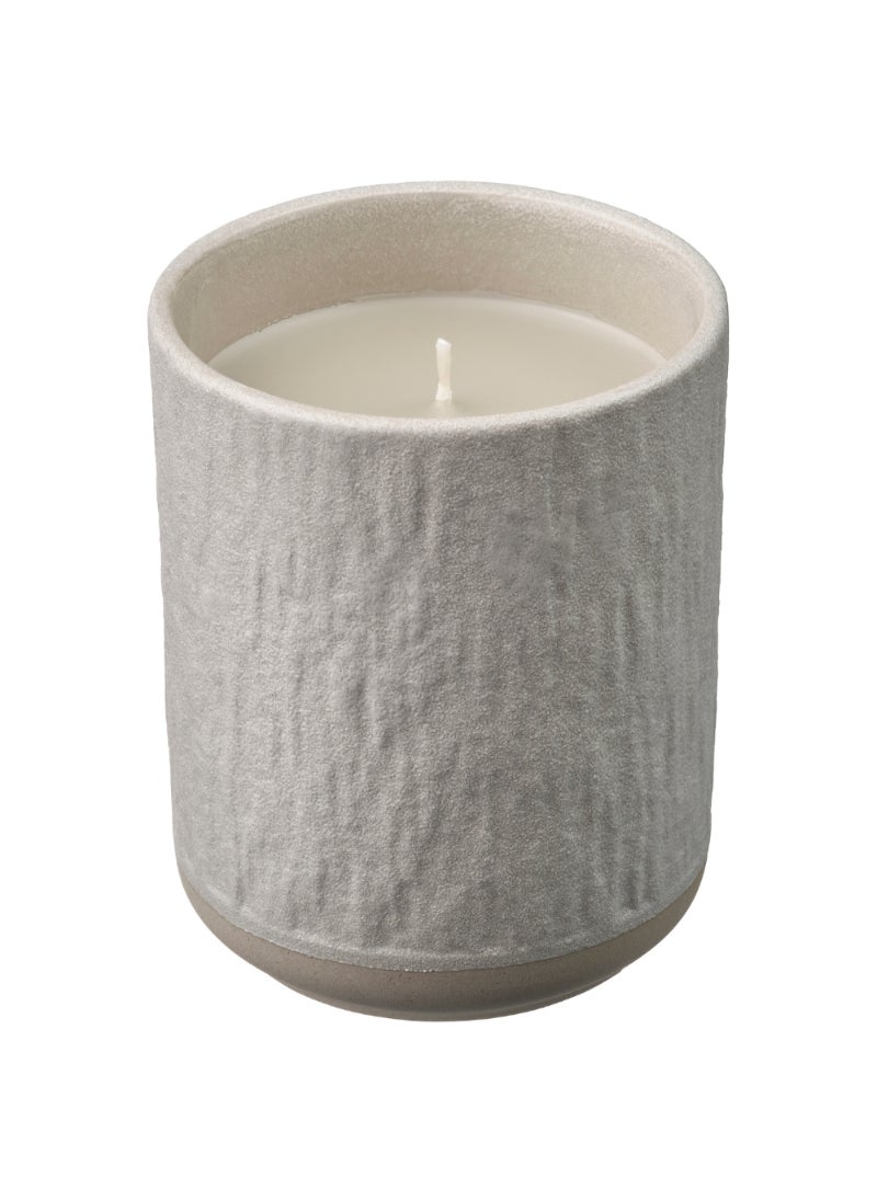 Scented Candle In Ceramic Jar Dew & Moss/Off-White 45 Hr