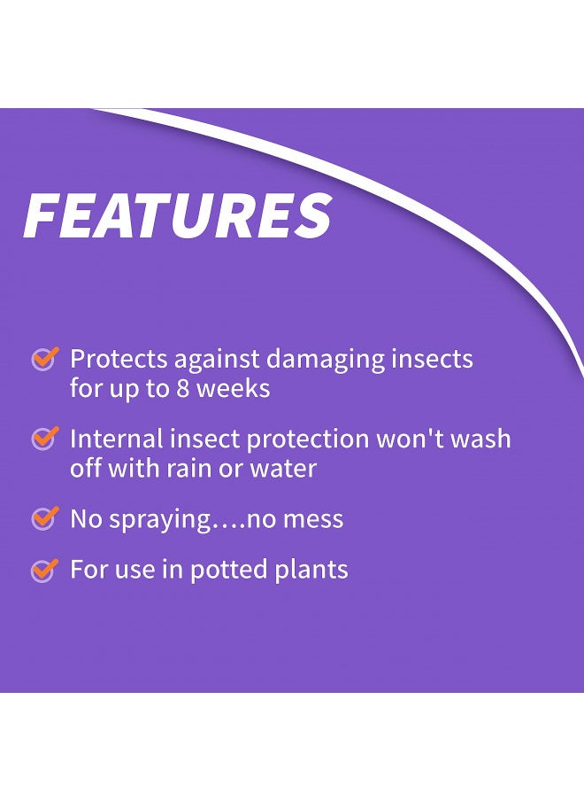 Insect Control Systemic Granules, 4 lbs. Ready-to-Use Water Resistant Long Lasting Protection Outdoor Use