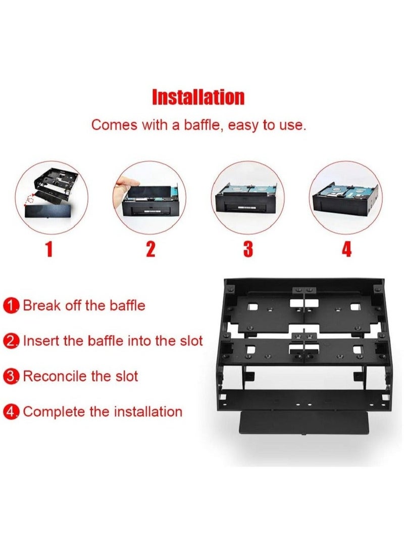 5.25 to 3.5/2.5  Floppy-drive Bay Bracket, 2.5