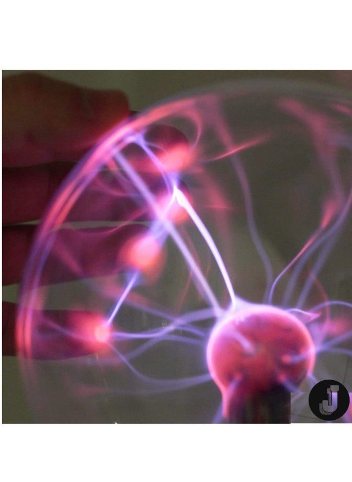 8-Inch Plasma Ball – Touch Sensitive Magic Plasma Lamp for Parties, Home Decor, and Props