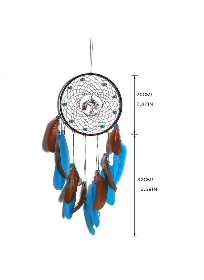 Vintage Style Home Decor Feather Pendant Dreamcatcher Tree of Life Pendant Indoor Decor Aerial Pendant (2 pcs)