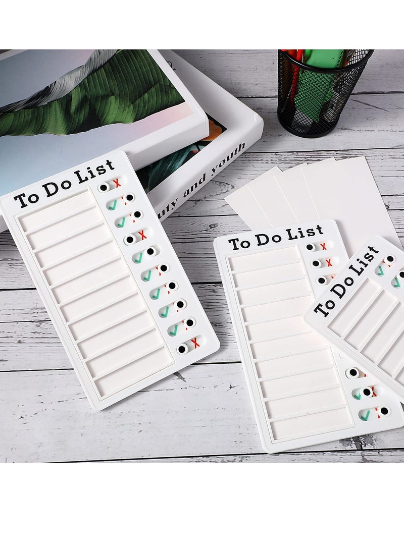 Chore Chart, Daily to Do List, Memo Checklist Board, Portable Detachable Planning Reminder Chart, DIY Home Check Items and Form Good Habit (4 Pcs)