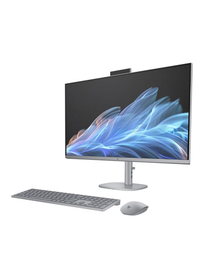 OmniStudio X All-in-One Desktop AI PC With 31.5-Inch Display, Intel Ultra 7 155H Processor/32GB RAM/1TB SSD/6GB Nvidia Geforce RTX 4050 Graphics Card/Windows 11 With  Keyboard & Mouse Combo English Silver