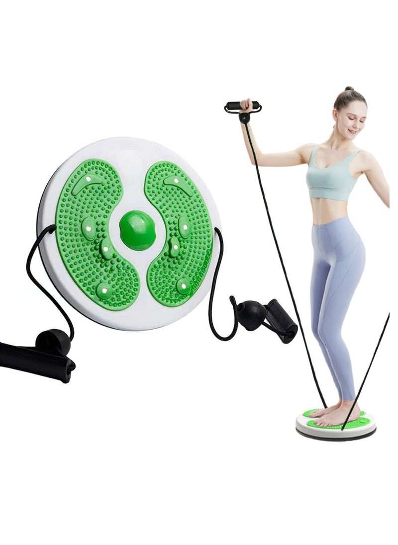 Twist Waist Disc Board, Waist Turntable Hip Trainer, Fitness Turntable Waist Wriggling Plate, Ab Board Exercise Waist Trainer Trimmer with Drawstring for Home Gym Fitness Equipment